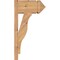 Ekena Millwork Funston Arts & Crafts Smooth Outlooker, Western Red Cedar, 7 1/2"W x 14"D x 26"H OUT08X14X26FST03SWR - alternate 3